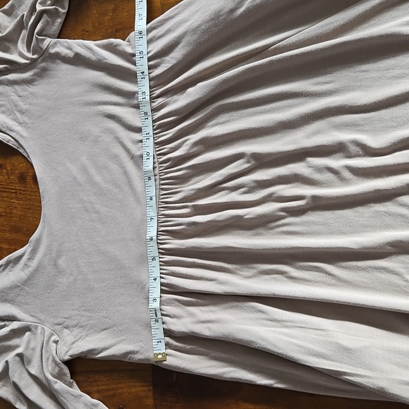 NWT A New Day Long Sleeve Tan Beige Midi Dress Size Large - Picture 5 of 12